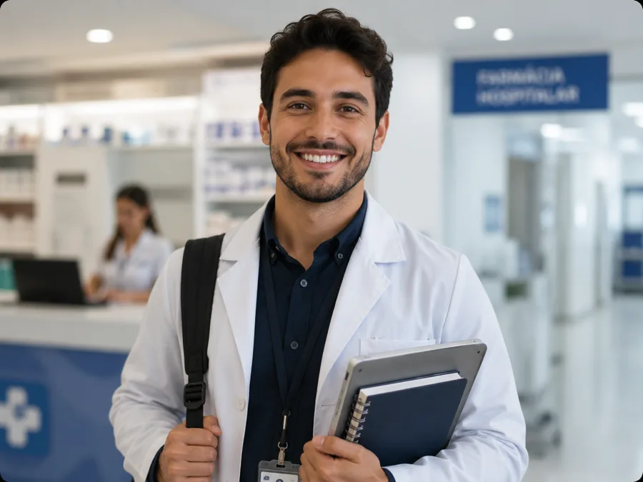 Recién egresado en farmacia hospitalaria